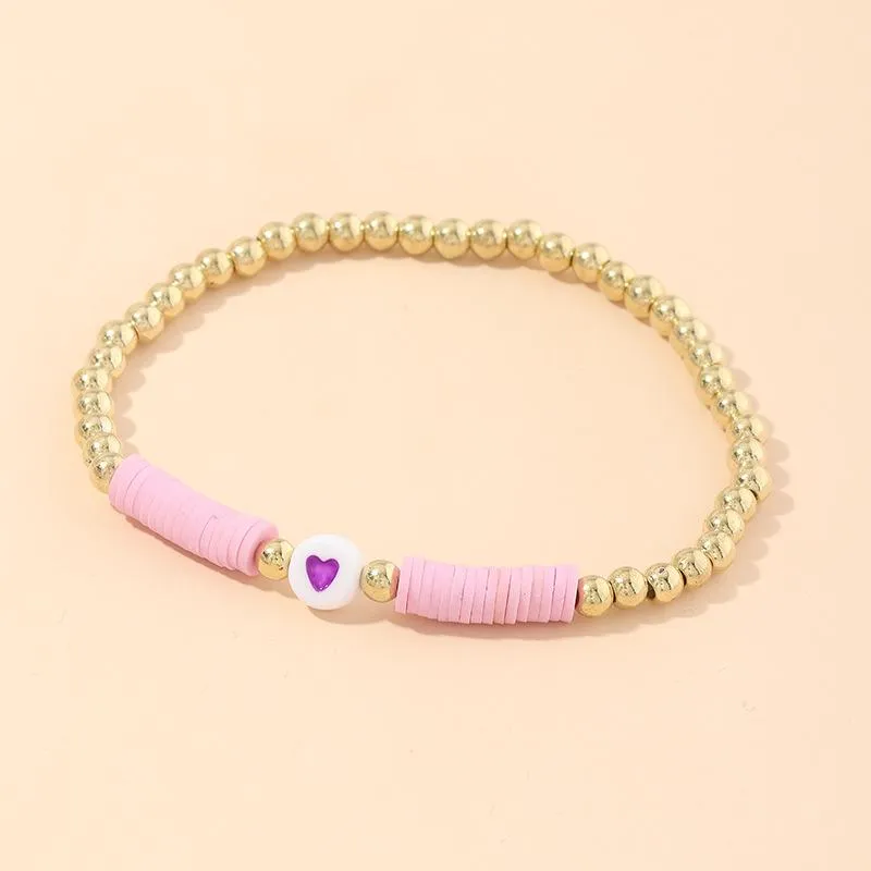 Wholesale color soft ceramic shell bracelets JDC-BT-e023