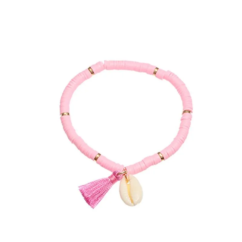 Wholesale color soft ceramic shell bracelets JDC-BT-e023