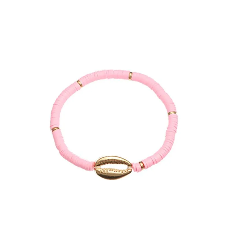 Wholesale color soft ceramic shell bracelets JDC-BT-e023