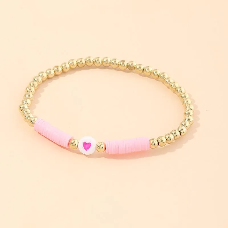 Wholesale color soft ceramic shell bracelets JDC-BT-e023