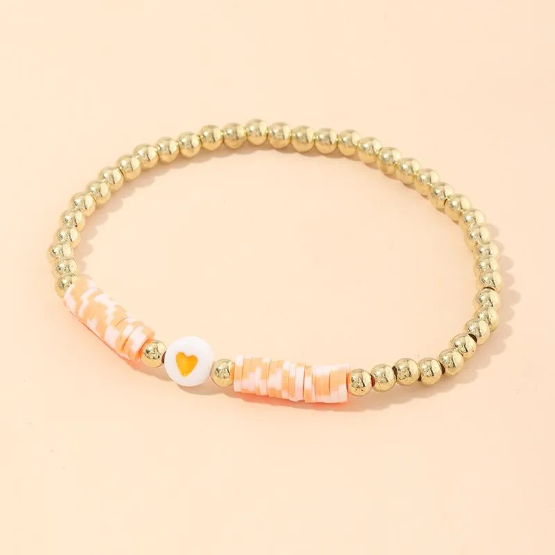 Wholesale color soft ceramic shell bracelets JDC-BT-e023