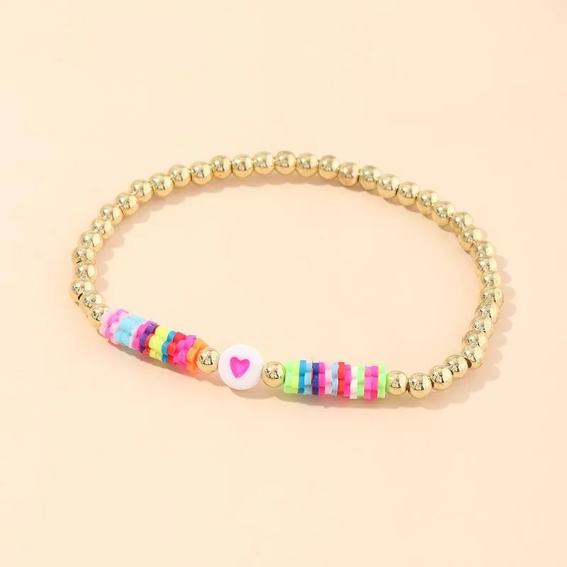 Wholesale color soft ceramic shell bracelets JDC-BT-e023