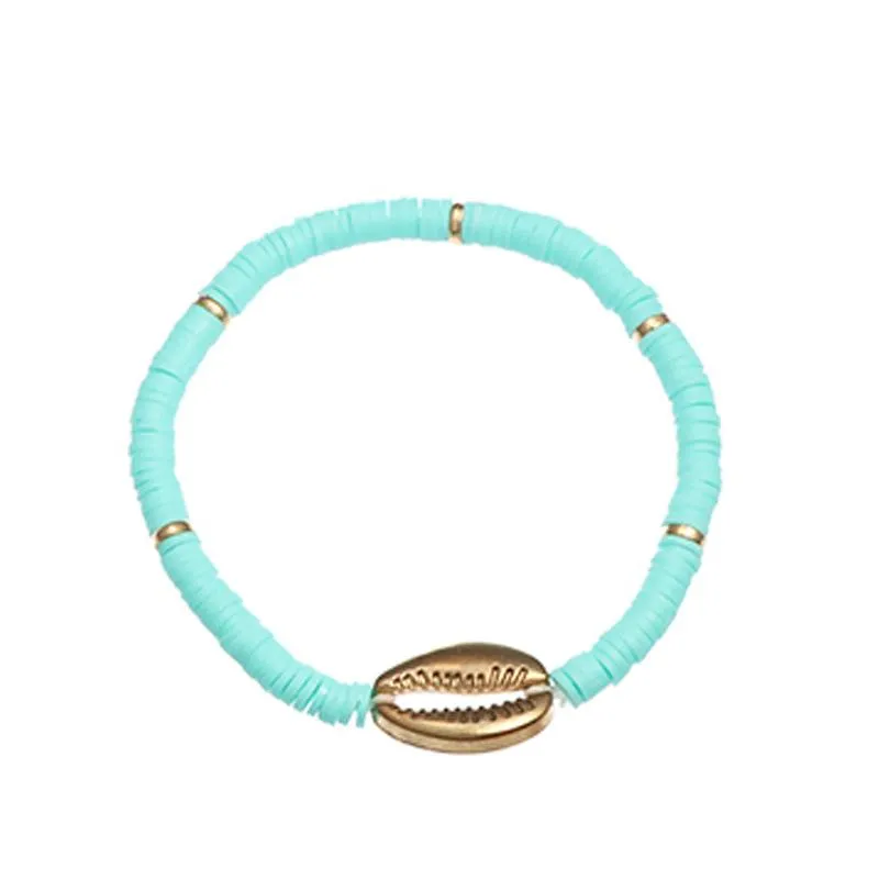 Wholesale color soft ceramic shell bracelets JDC-BT-e023