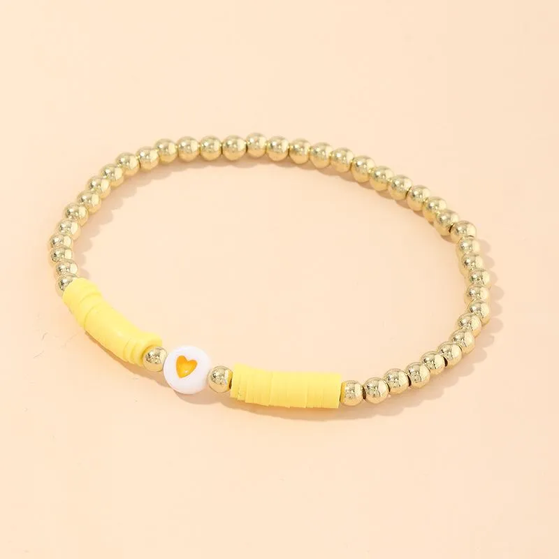 Wholesale color soft ceramic shell bracelets JDC-BT-e023