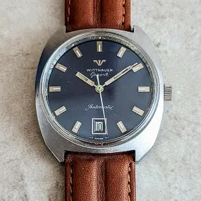 WITTNAUER Geneve Automatic Watch Date Indicator Cal. C11KAS-2 Swiss Wristwatch
