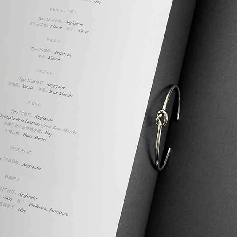 Women 925 Sterling Silver Bracelets Bangles Knot Design