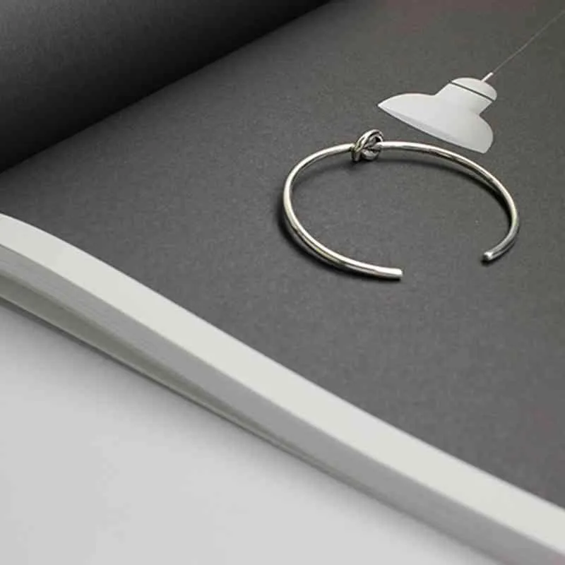 Women 925 Sterling Silver Bracelets Bangles Knot Design