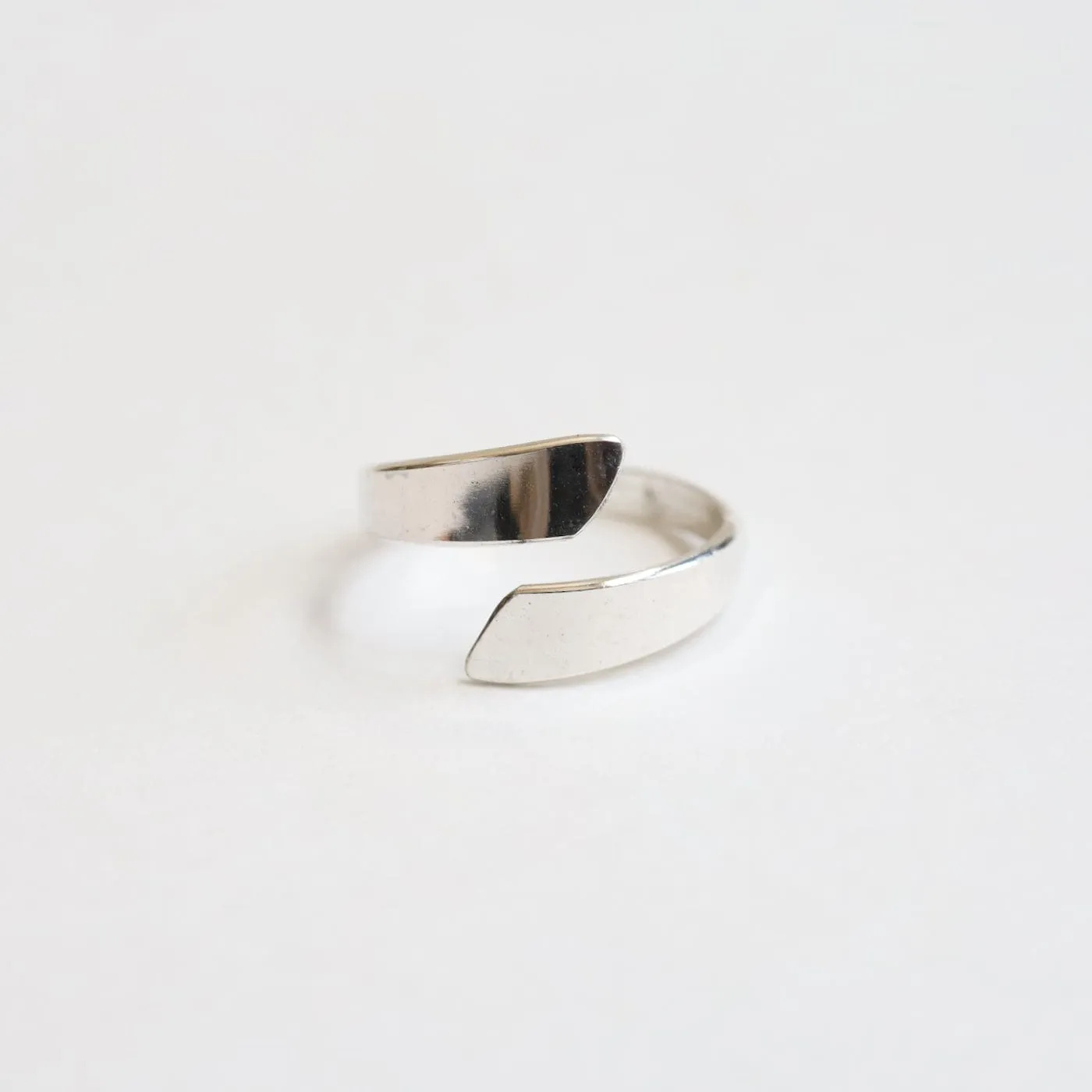 Wrapped Single Coil Ring - Sterling Silver
