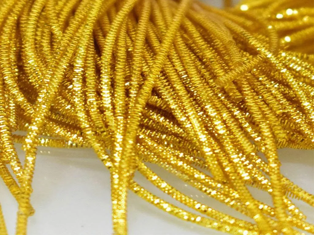 Yellow Golden Nakshi / Bullion Wire (Wholesale)